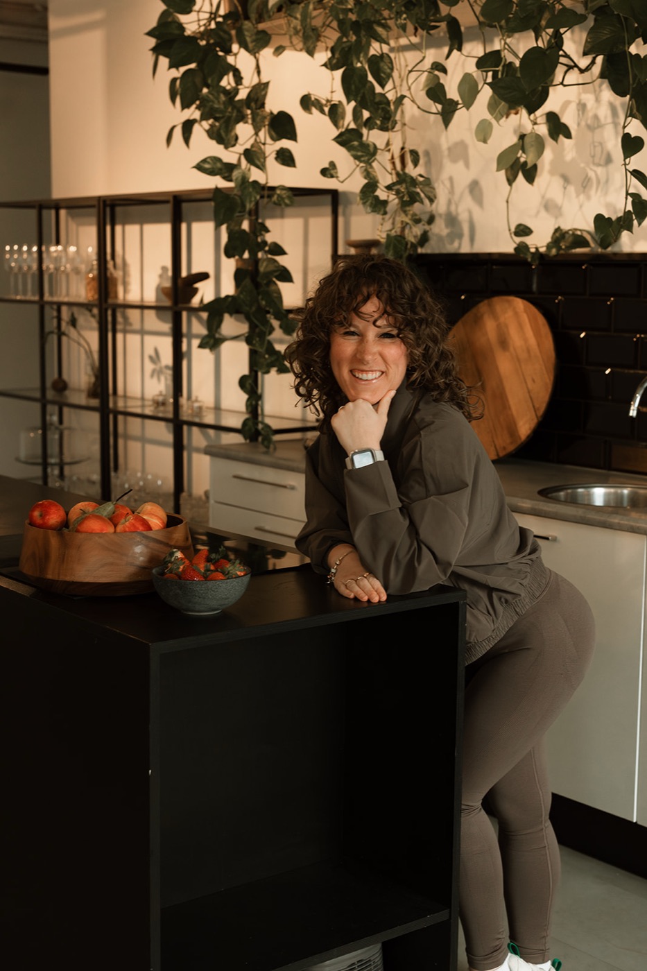 Shyla in de keuken